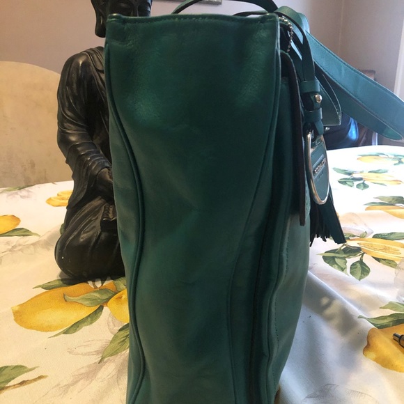 Coach Gently Used Legacy Jade Leather Tote #19982 - Picture 6 of 16